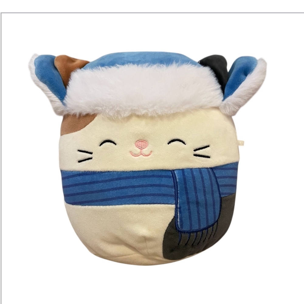 Squishmallow Cam the Calico Cat 8” Plush Winter